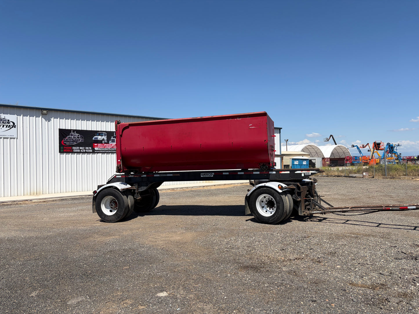 2014 Volvo Transfer Dump Truck/ Manual 10 speed